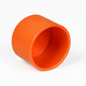 PVC Electrical End Cap Orange 50mm