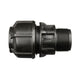Compression Poly Metric End Connector- Poly x MI BSP - 25 mm x 1/2""