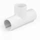 PVC Pressure Snap-On Tee plain 25mm x 25mm (1")