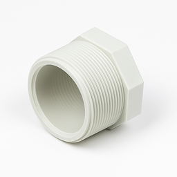 PVC Pressure Threaded Plug 15mm (1/2") BSP