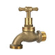 Brass Hose Tap BSPM 15mm x 20mm outlet (1/2" x 3/4")