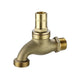Brass Hose Tap Vandal Proof BSPM 15mm x 20mm (1/2" x 3/4")