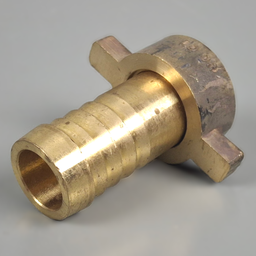 Brass Hose Nut and Tail 20 FI x 20 mm