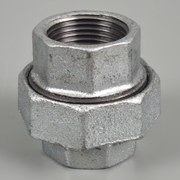 Galvanised Malleable Brass Seat Barrel Union 65mm (2 1/2")