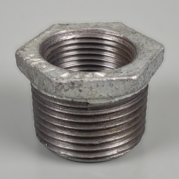 Galvanised Malleable Iron Hex Bush Reducing 100mm (4") x 80mm (3")