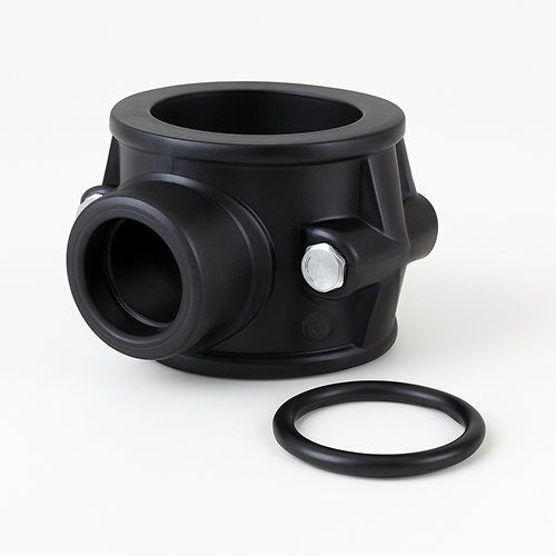 Poly Metric Tapping Saddle (2 Bolt) 32mm x 1/2" BSP