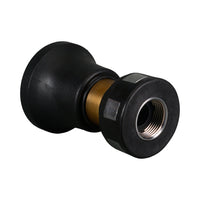 Fire Hose Nozzle Brass - Adjustable Jet Spray Nozzle (Rubber Protected) 3/4" FI