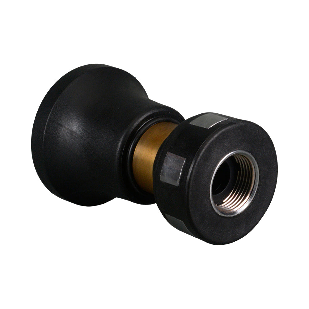Fire Hose Nozzle Brass - Adjustable Jet Spray Nozzle (Rubber Protected) 3/4" FI