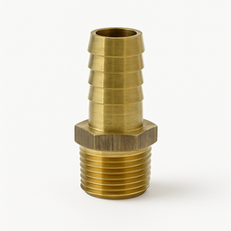 Brass Hose Barb Swivel 15 MI X 15 mm