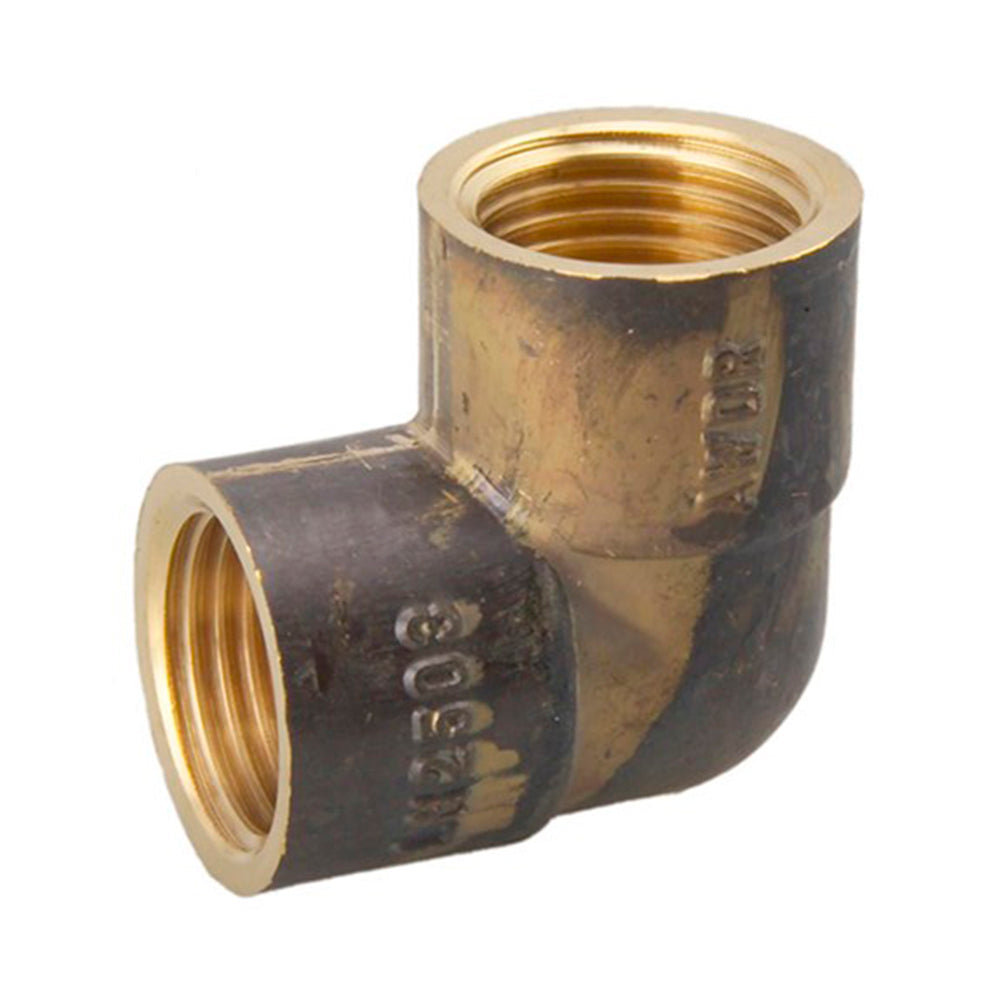 Brass Elbow 90° Threaded BSPF 15mm (1/2")