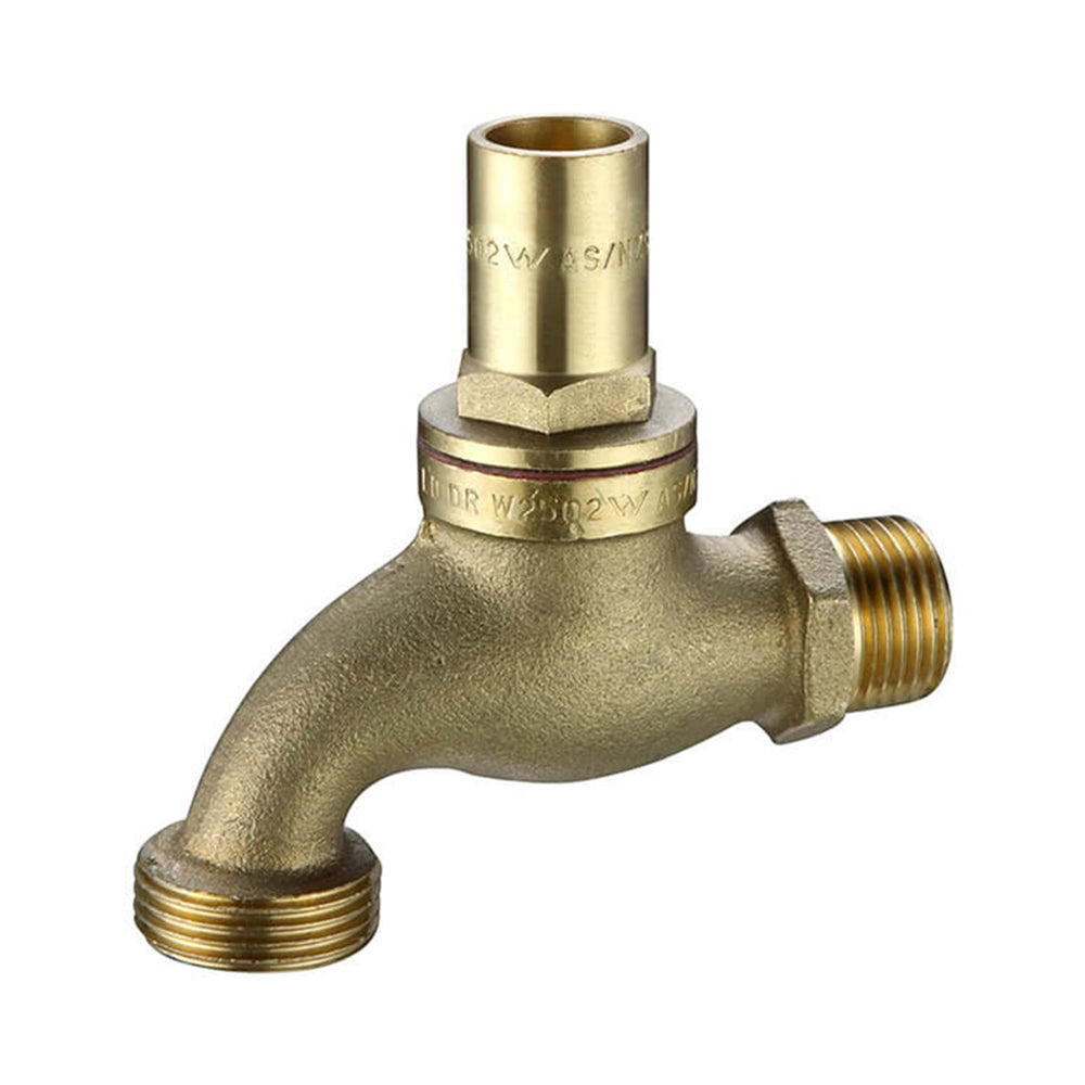Brass Hose Tap BSPM 20mm x 25mm outlet (3/4" x 1")