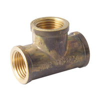 Brass Tee Threaded BSP 25mm (1")