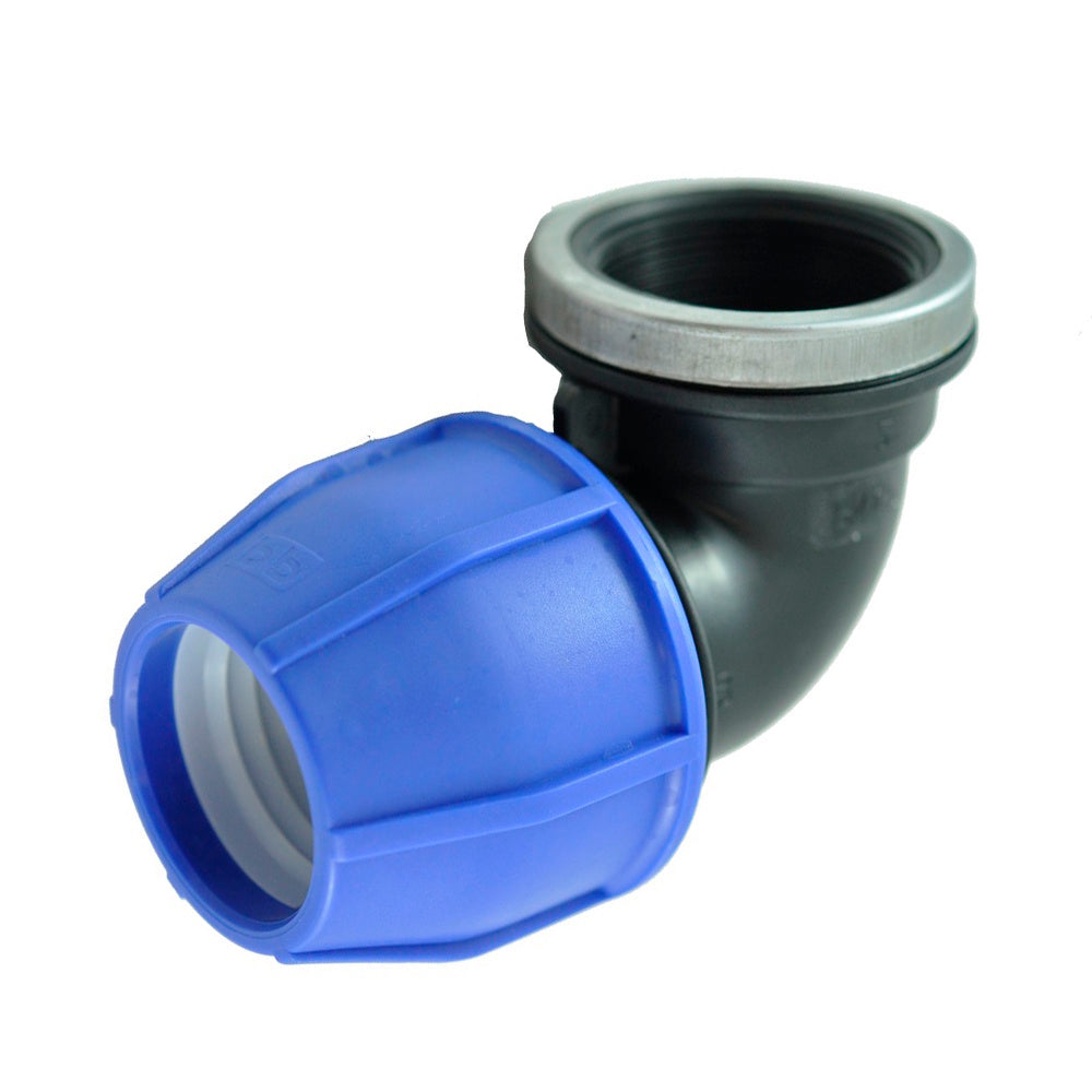Compression Poly Metric Elbow (Poly x FI BSP) 110 mm x 4' - Norma