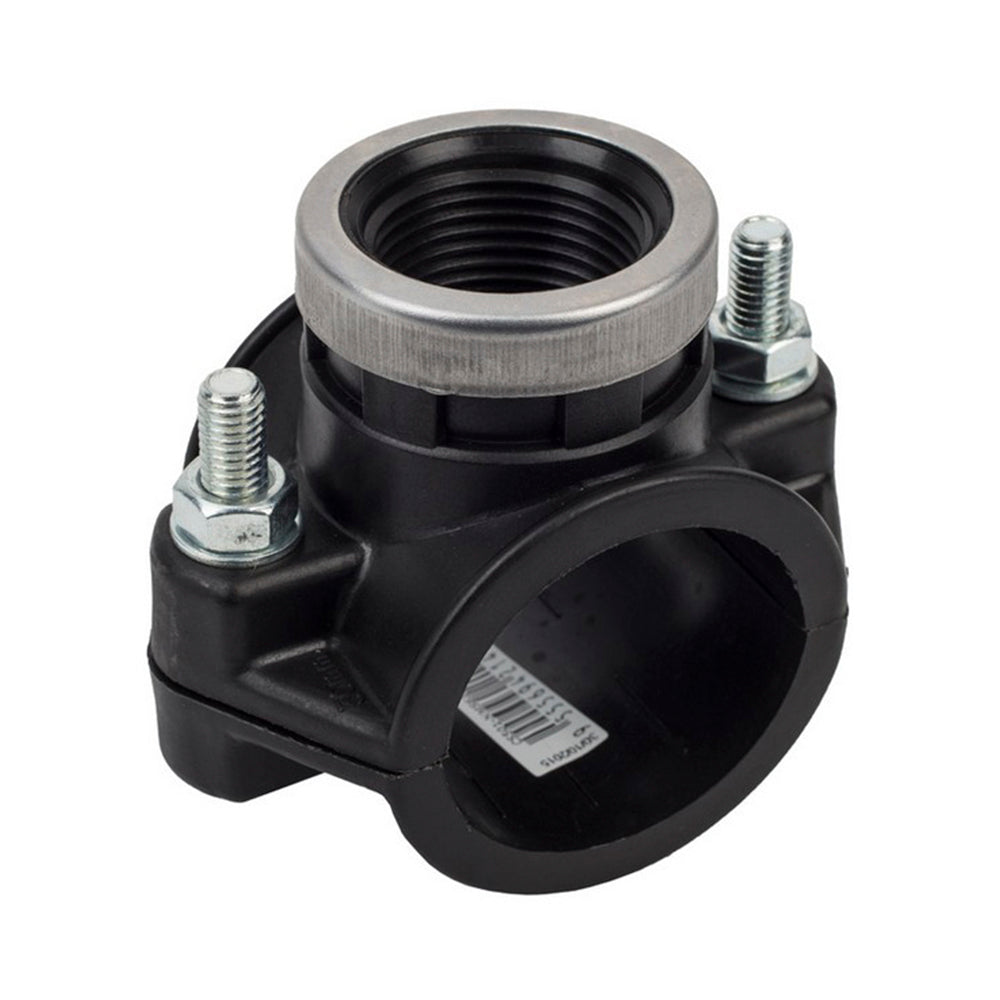 Poly Metric Tapping Saddle (2 Bolt) 25mm x 1/2" BSP