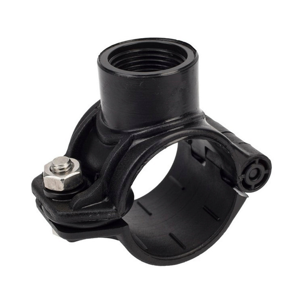 Poly Rural Tapping Saddle (1 Bolt) 1 1/2&quot; x 1&quot; (25mm) BSP