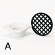 A. Stormwater Finishing Collar and Grate Square 150mm x 150mm to 90mm Pipe