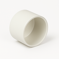 PVC Electrical End Cap Orange 80mm