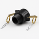 Poly Hose Tail Coupling - C - Female CAMLOCK to Hose Tail 20mm