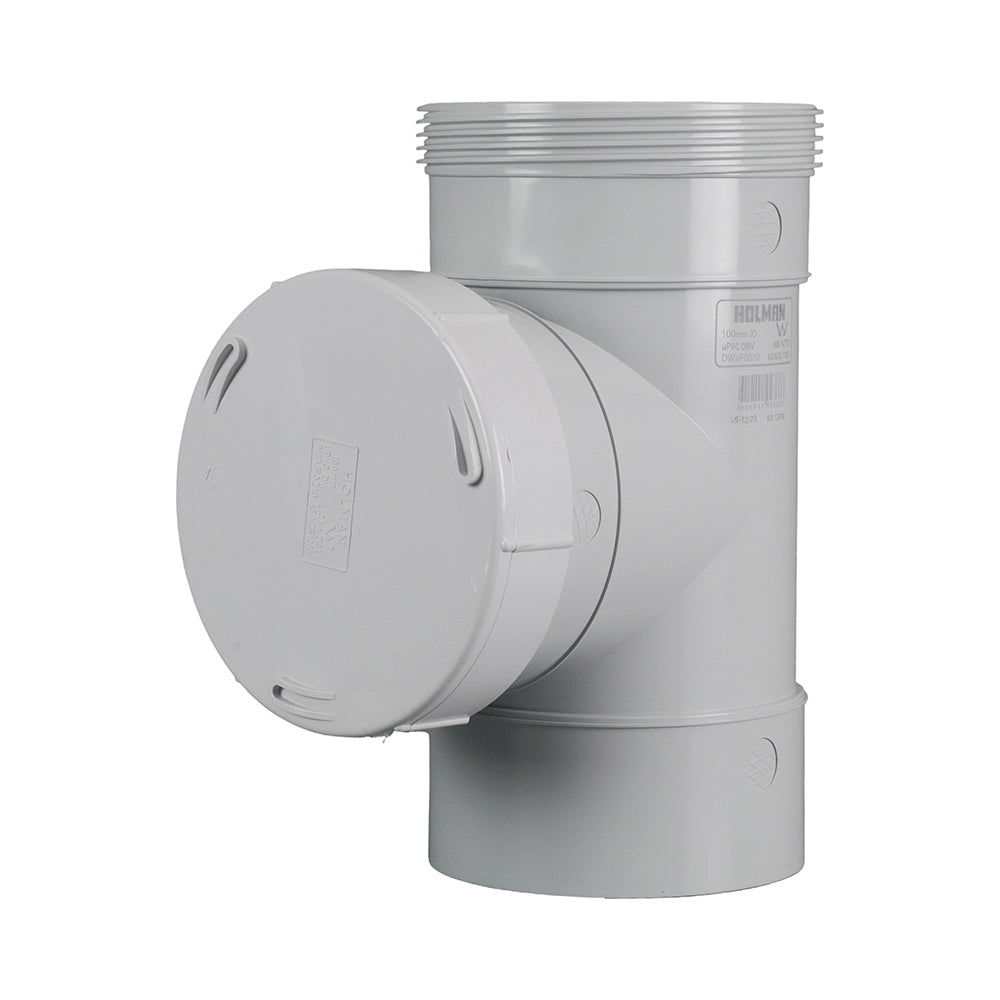 DWV Test Opening Tee FF with Cap 150mm