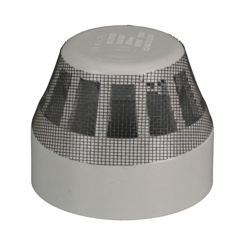 DWV Insect Proof Vent Cowl with Mesh 80mm