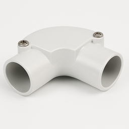 Electrical Inspection Elbow Grey 20 mm 90 degrees