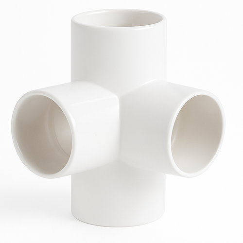 PVC EzyFit Joint 4 Way 15mm