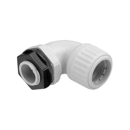 Electrical Angled Gland Grey 20mm 90 degrees