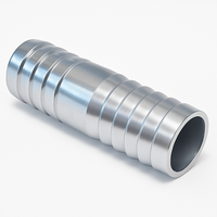 Hose Connector Double Barb Zinc Coated Steel - 65mm