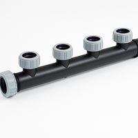 9c. PVC Holman Manifold 4 Port 25mm