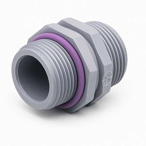8c. Poly Tavlit Manifold 4 Port 25mm
