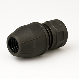 Compression Poly Metric End Connector- Poly x FI BSP - 20mm x 3/4&quot;
