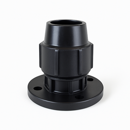 Compression Poly Metric Flanged Adaptor 75mm x 3&quot;