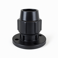 Compression Poly Metric Flanged Adaptor 110mm x 4&quot;