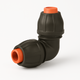 Compression Poly Rural Elbow- Poly x Poly - 1 1/2&quot;