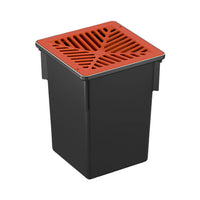 RELN Pit and Aluminium Grate-Terracotta Series 250