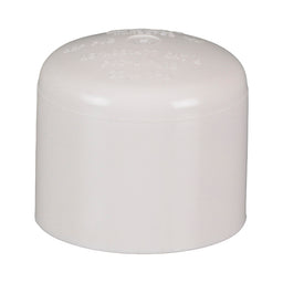PVC End Cap 40mm (1 1/2")