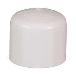 PVC End Cap 15mm (1/2")