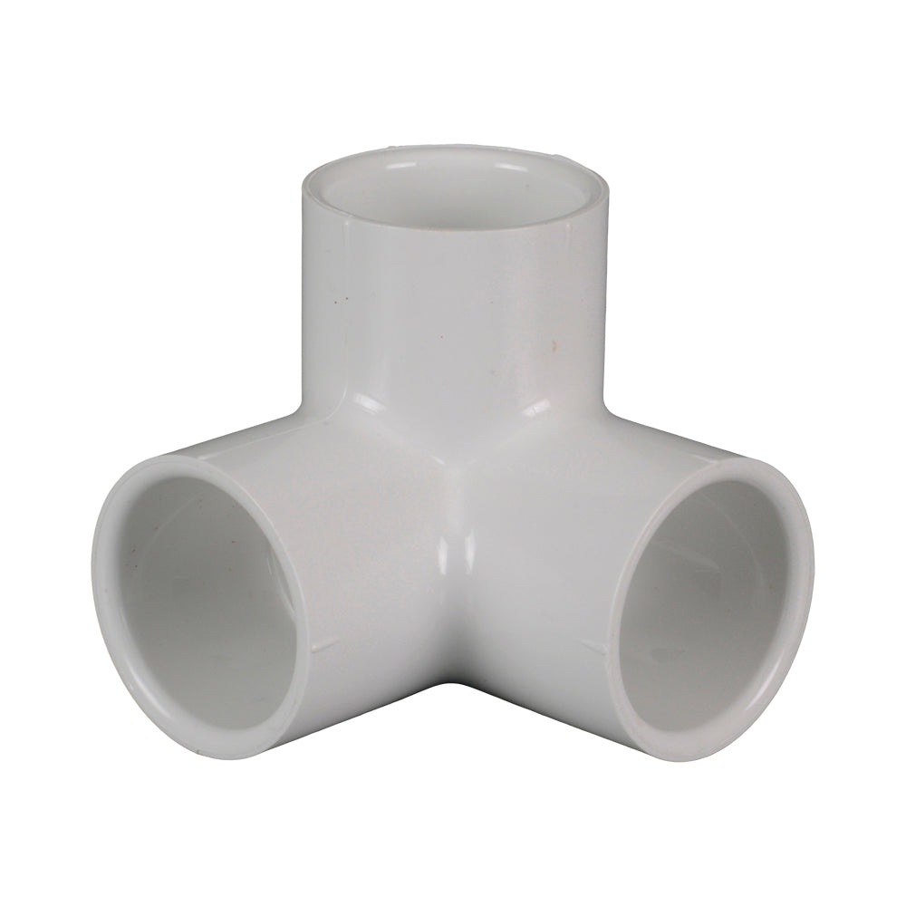 PVC Pressure Side Outlet Plain Elbow 25mm (1")
