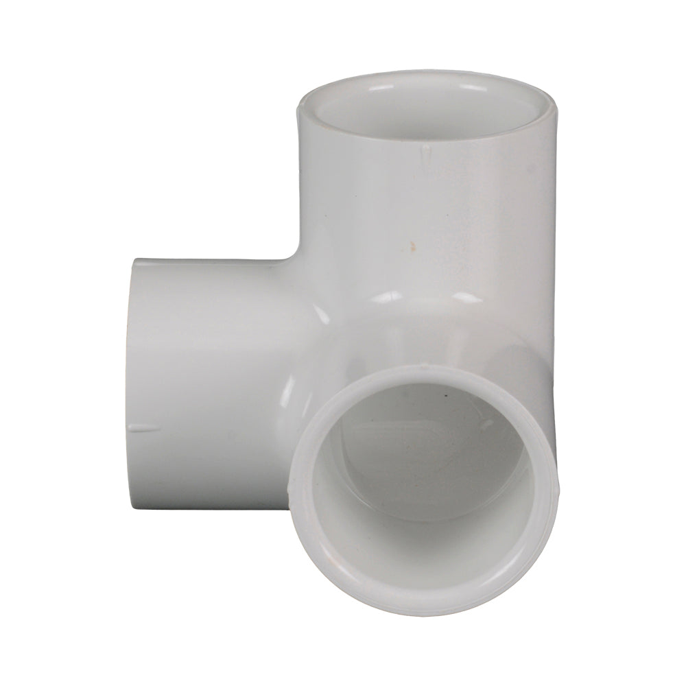 PVC Pressure Side Outlet Plain Elbow 25mm (1")