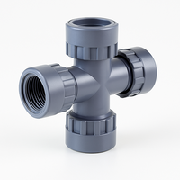 9c. PVC Holman Manifold 4 Port 25mm