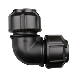 Compression Poly Metric Elbow- Poly x Poly - 50mm x 50mm