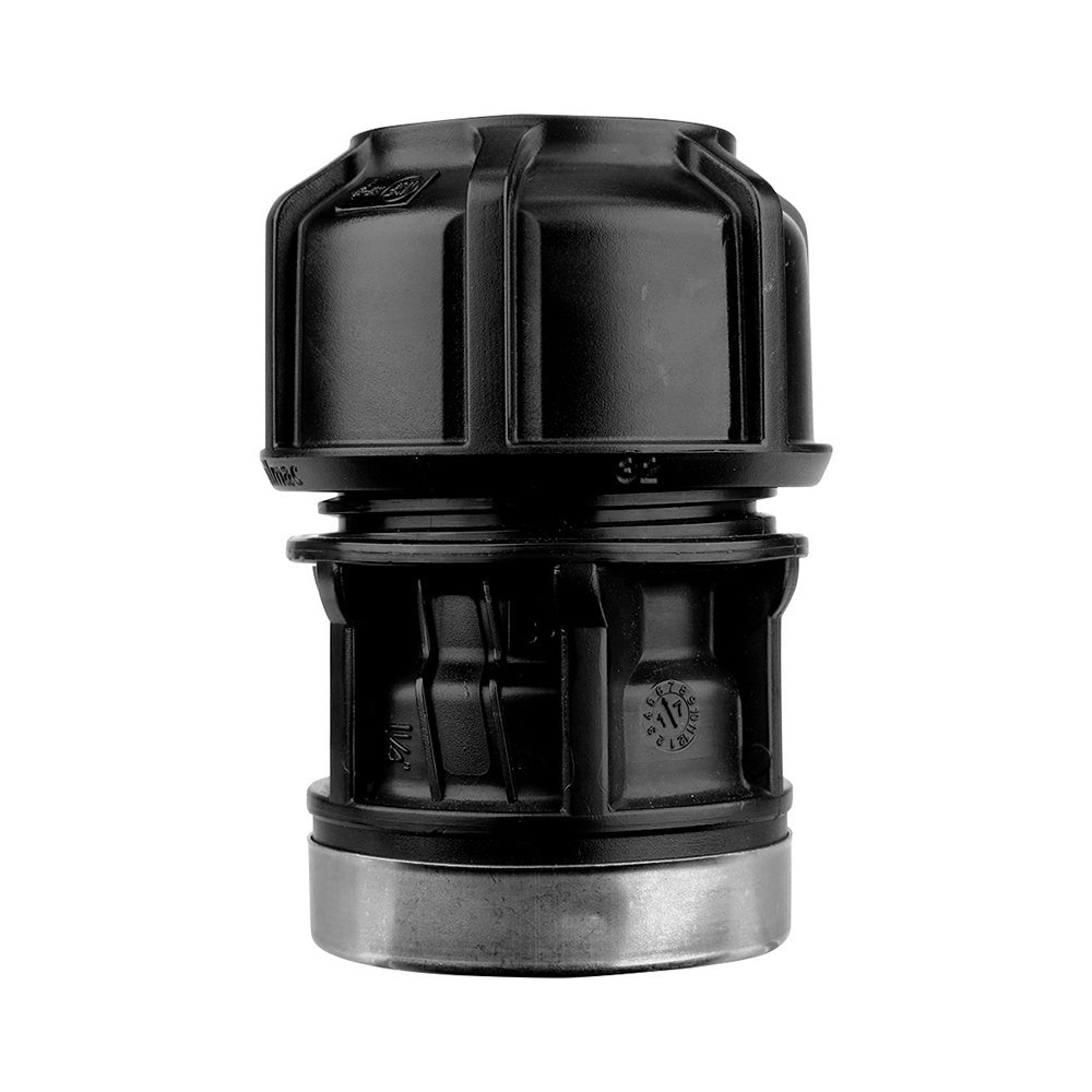 Compression Poly Metric End Connector- Poly x FI BSP - 20mm x 3/4&quot;