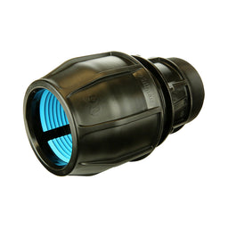 Compression Poly Metric End Connector- Poly x MI BSP - 75mm x 3"