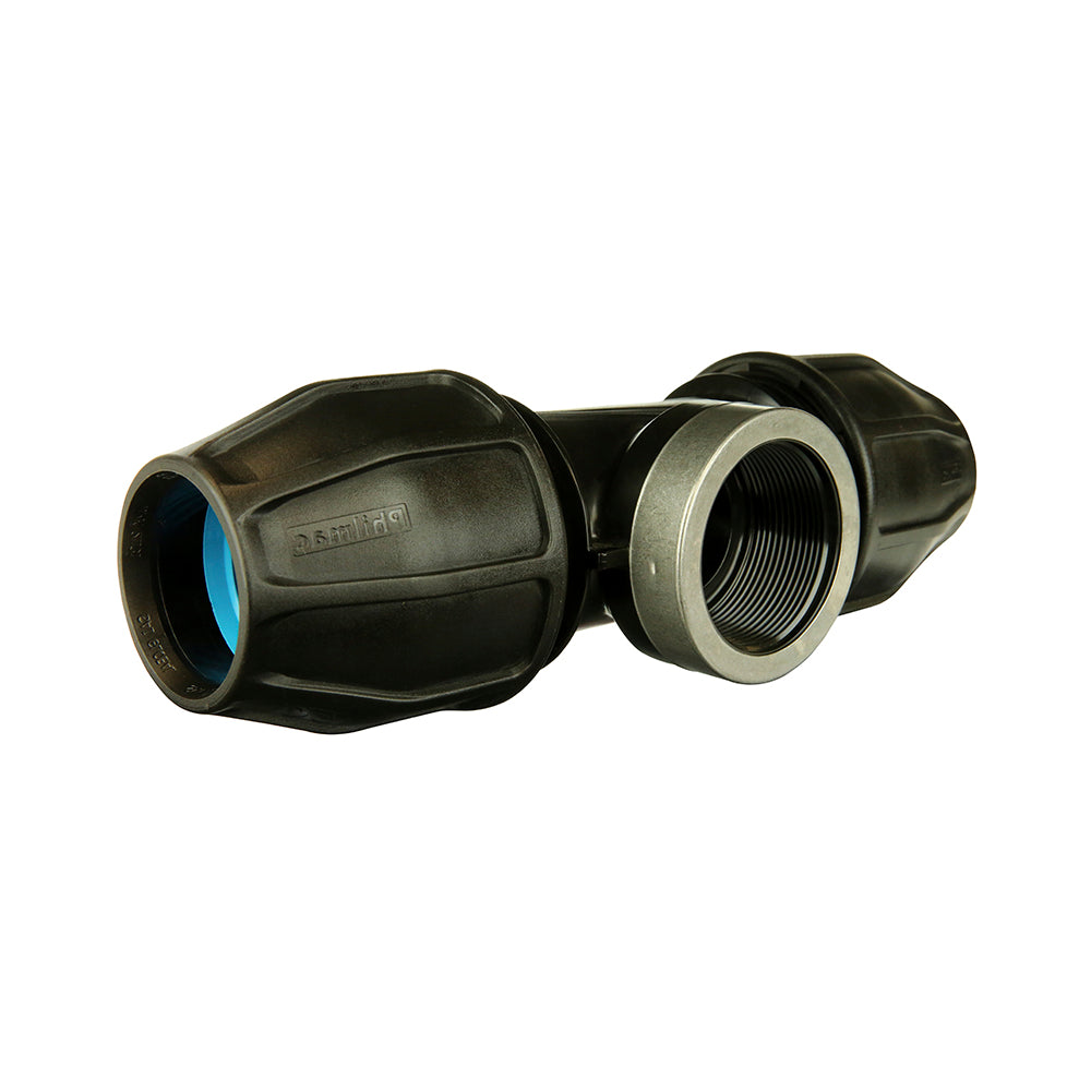 Compression Poly Metric Tee- Poly x FI BSP - 75mm x 75mm x 2"