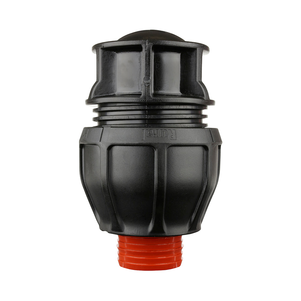 Compression Poly Rural End Cap 1 1/2"
