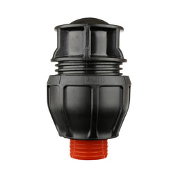Compression Poly Rural End Cap 1 1/2"