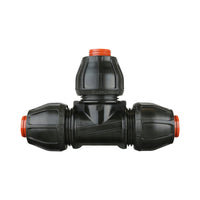 Compression Poly Rural Tee- Poly x Poly x Poly - 1 1/4" x 1 1/4" x 1 1/4"