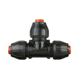 Compression Poly Rural Tee- Poly x Poly x Poly - 1 1/4" x 1 1/4" x 1 1/4"