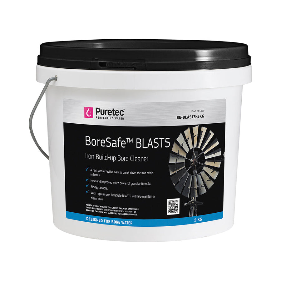 Puretec BoreSafe Blast5 - 5kg Granules - Pipe Online - Retic Fittings ...