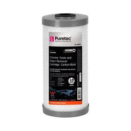 Puretec Cartridge CB10MP1 Carbon Block 4.5" x 10", 10 Microns